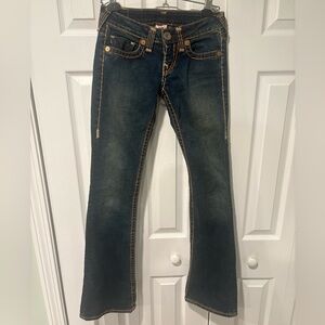 True Religion Super T Flare Jeans Size 24
